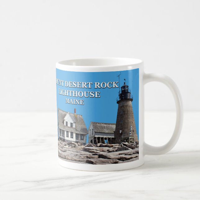 Mount Desert Rock Lighthouse, Maine Tasse (Rechts)