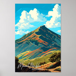 Mount Diablo California Poster