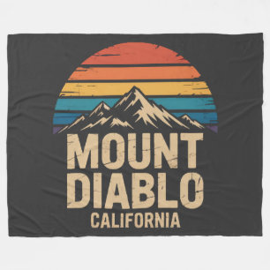 Mount Diablo Kalifornien Fleecedecke