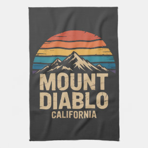 Mount Diablo Kalifornien Geschirrtuch