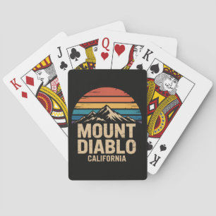 Mount Diablo Kalifornien Spielkarten