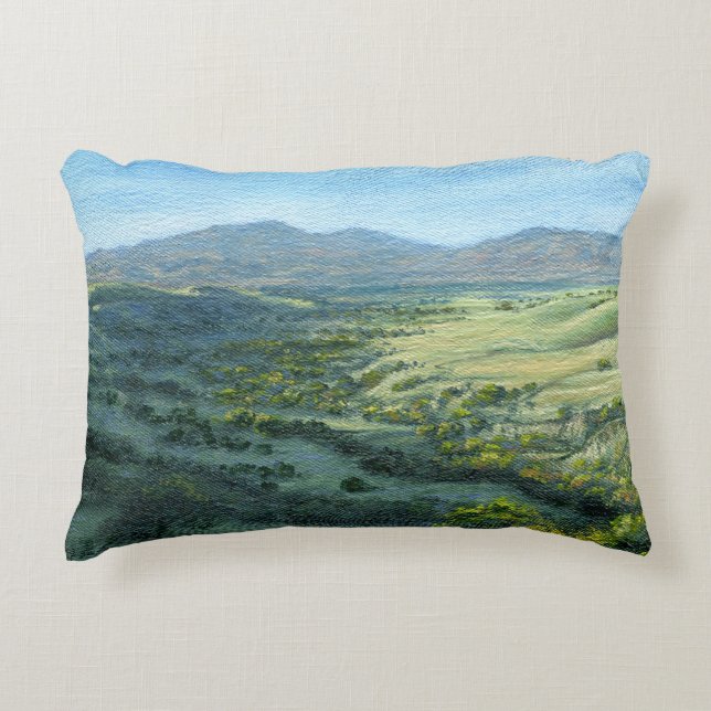 "Mount Diablo Southern View" Pillow Zierkissen (Vorderseite)