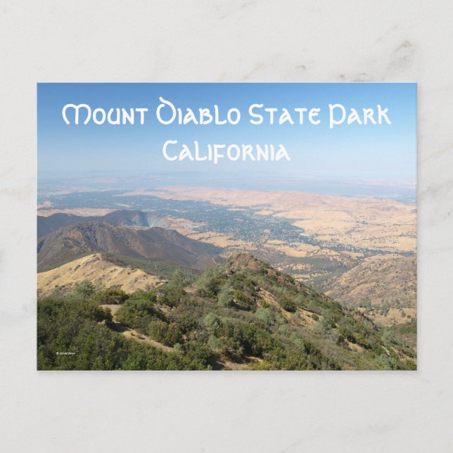 Mount Diablo Staat Park Postkarte (Vorderseite)