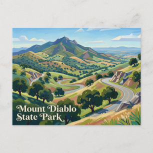 Mount Diablo State Park Kalifornien Postkarte