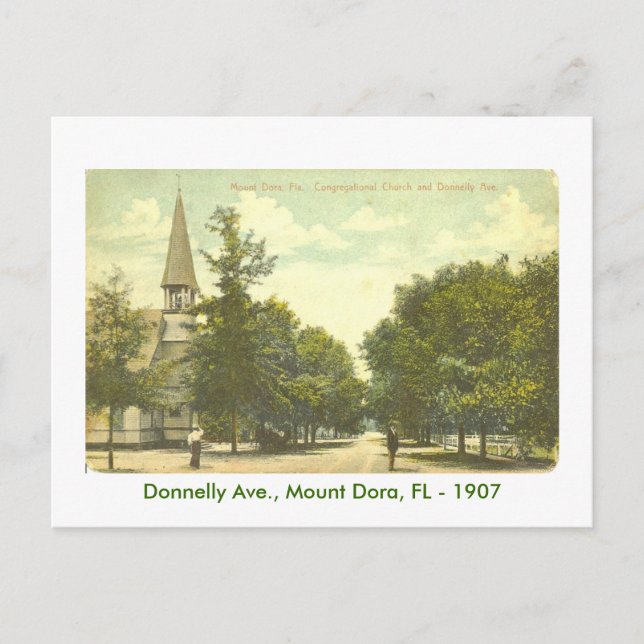 Mount Dora, FL - 1907 Postkarte (Vorderseite)