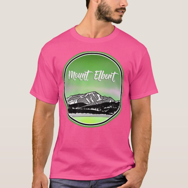 Mount Elbert Baseball Sleeve T-Shirt (Vorderseite)