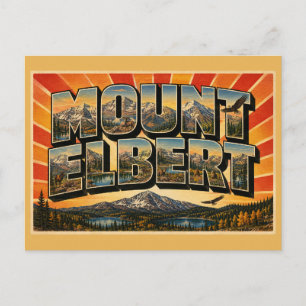 Mount Elbert Colorado Höchster Gipfel Alpine Lake  Postkarte