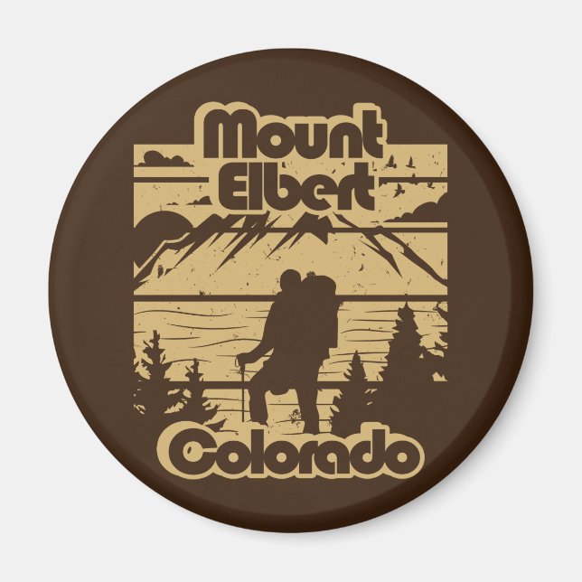 Mount Elbert Colorado Magnet (Vorne)