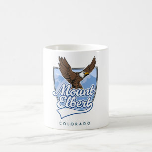 Mount Elbert Reise-Patch Kaffeetasse