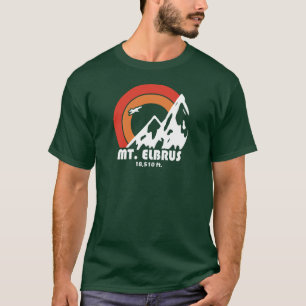 Mount Elbrus Russia Sun Eagle T-Shirt