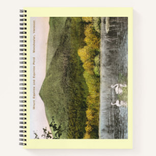 Mount Equinox, Manchester, Vermont Vintag Notizbuch