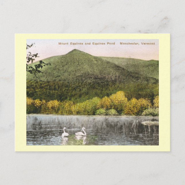 Mount Equinox, Manchester, Vermont Vintag Postkarte (Vorderseite)