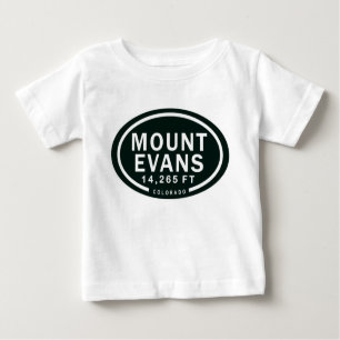 Mount Evans 14.265 FT Colorado Rocky Mountain Baby T-shirt