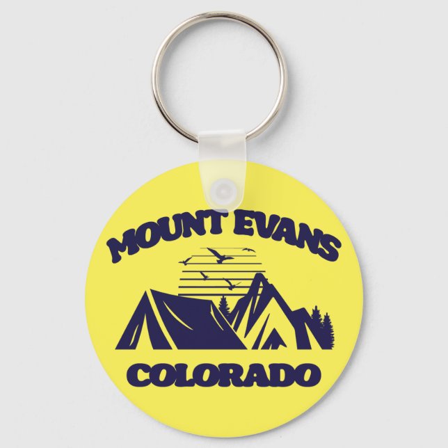 Mount Evans, Colorado Schlüsselanhänger (Vorderseite)