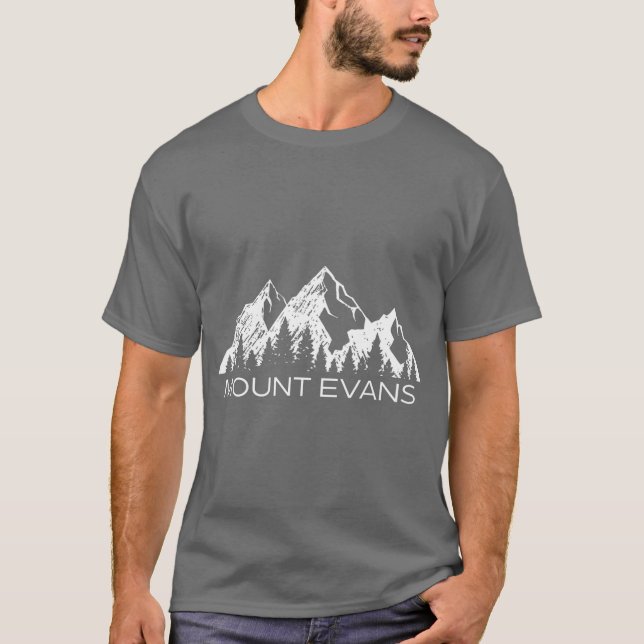 Mount Evans Mt Evans Colorado Rocky Mountains T-Shirt (Vorderseite)