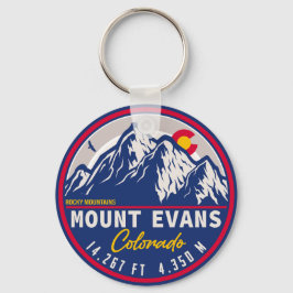 Mount Evans Wilderness 14er - Colorado Berge Schlüsselanhänger