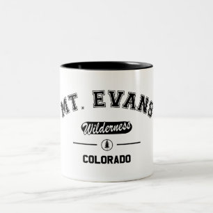 Mount Evans Wilderness Zweifarbige Tasse
