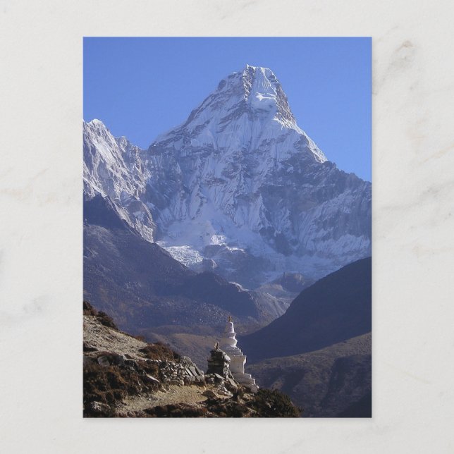 Mount Everest 4 Postkarte (Vorderseite)