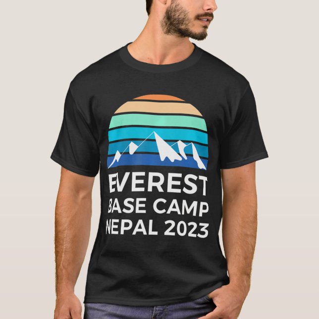 Mount Everest Base Camp Trek 2023 Himalaya T-Shirt (Vorderseite)