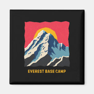 Mount Everest Basislager Himalaya Bergwanderung Cl Magnet
