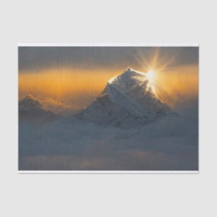 Mount Everest beim Sonnenaufgang Seidenpapier