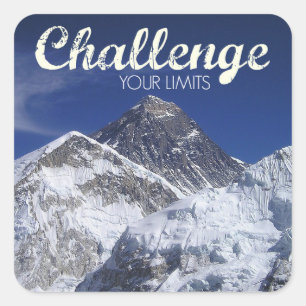 Mount Everest Challenge Deine Limits Stickers