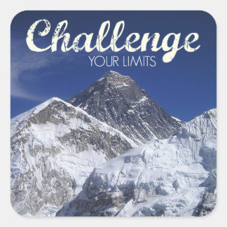 Mount Everest Challenge Deine Limits Stickers