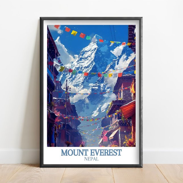 Mount Everest Druck - Everest Basislager Poster  (Von Creator hochgeladen)