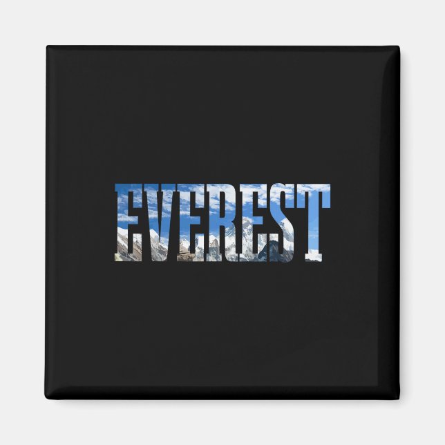 Mount Everest Expedition Mt Bergsteiger  Magnet (Vorne)