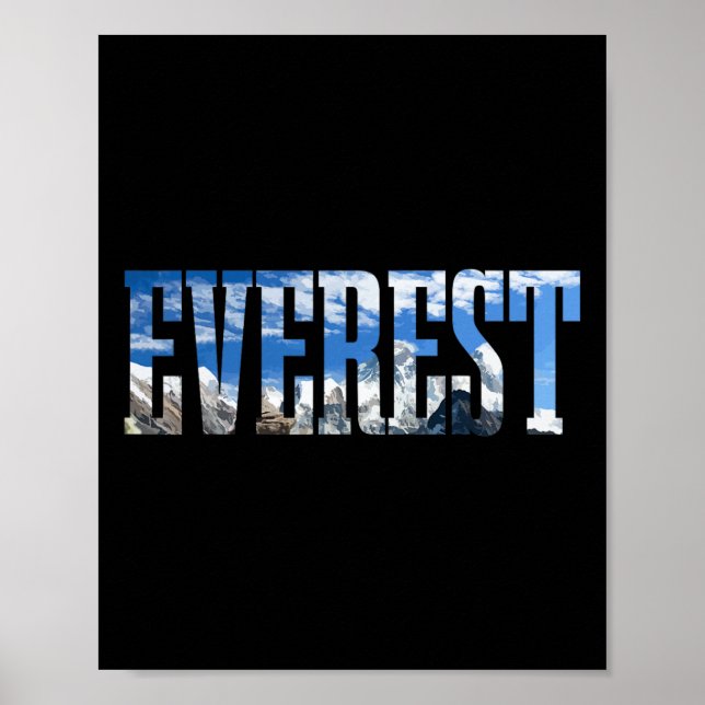 Mount Everest Expedition Mt Bergsteiger  Poster (Vorne)