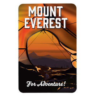Mount Everest für Abenteuer! Magnet