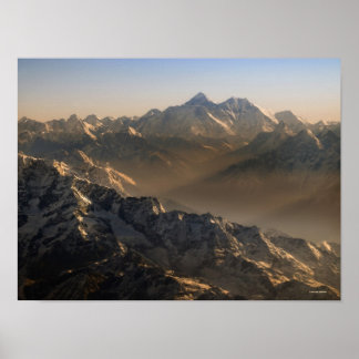 Mount Everest, Himalaya Mountains, Asien Poster