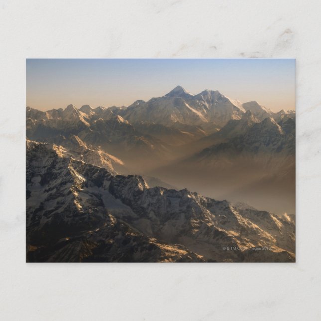 Mount Everest, Himalaya Mountains, Asien Postkarte (Vorderseite)