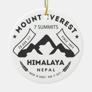 Mount Everest Keramikornament