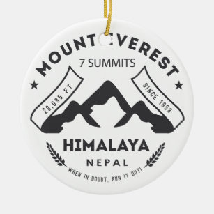 Mount Everest Keramikornament