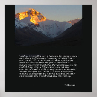 Mount Everest Motivierend Poster