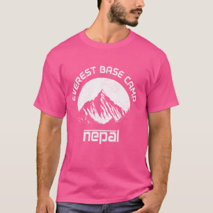 Mount Everest Nepal Himalaja Bergsteiger Berg T-Shirt