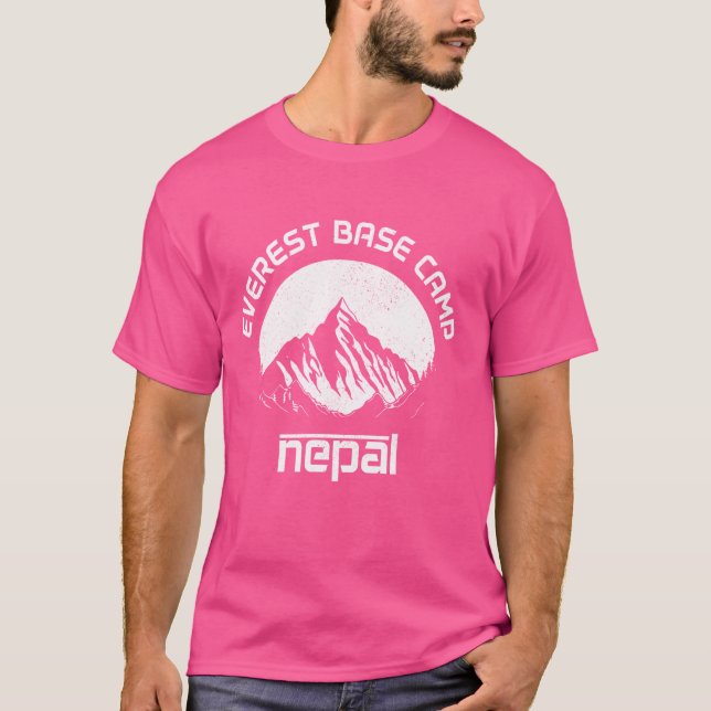 Mount Everest Nepal Himalaya Mountaineer Mountain T-Shirt (Vorderseite)