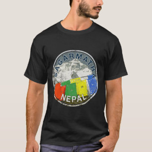Mount Everest Nepal Sagarmatha Vintage Kletter-T-S T-Shirt