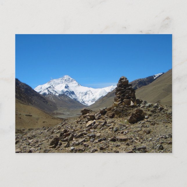 Mount Everest Postcard Postkarte (Vorderseite)