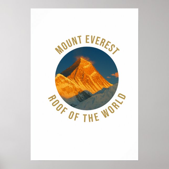 Mount Everest Sagarmatha Poster (Vorne)