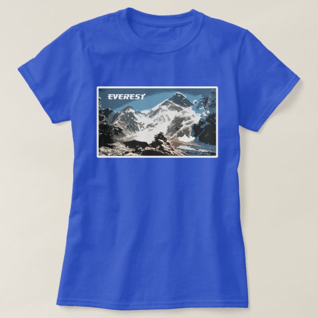 Mount Everest View, Nepal T-Shirt (Design vorne)