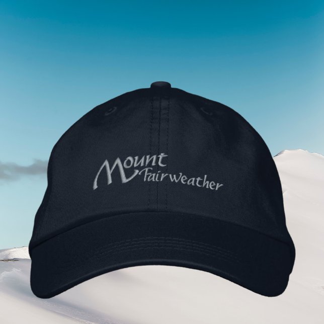 Mount Fairweather BC Canada Rocky Mountains Hat Bestickte Baseballkappe (Von Creator hochgeladen)