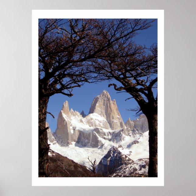 Mount Fitz Roy Patagonia Poster (Vorne)