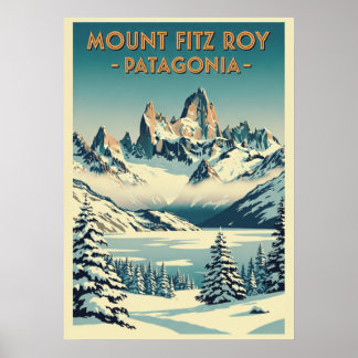Mount Fitz Roy Patagonia V08 Poster