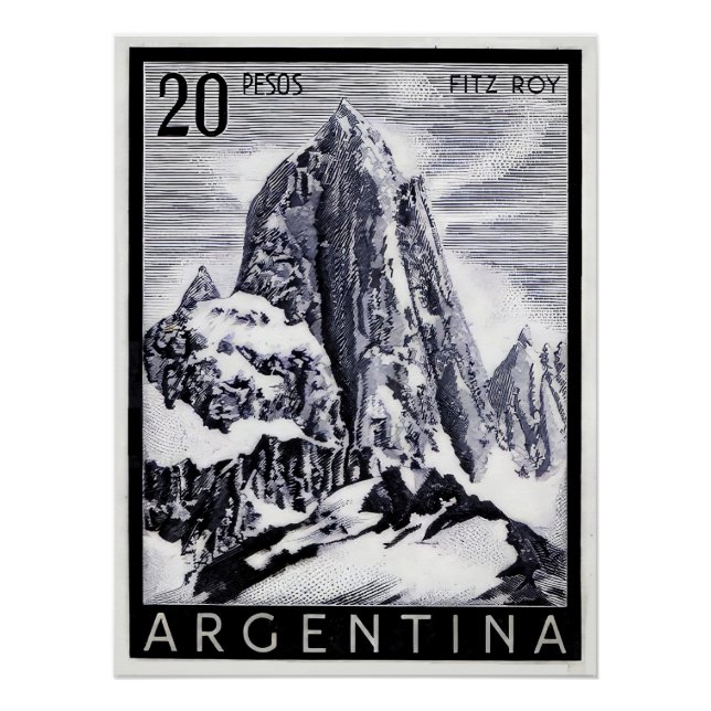 Mount Fitzroy Poster (Vorderseite)