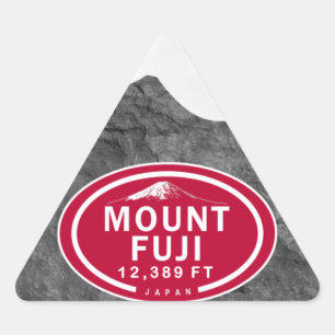 Mount Fuji 12.389 FT Japan Mountain Stickers