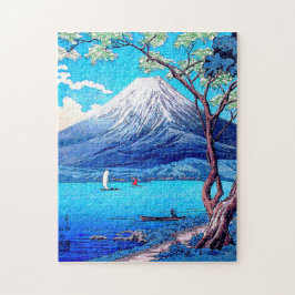 Mount Fuji Aussicht Vom Lake Yamanaka Jigsaw Puzzl Puzzle