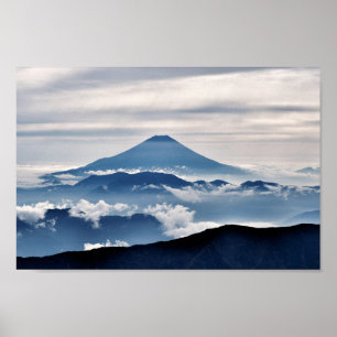 Mount Fuji Heiliger Berg Japan Foto Poster