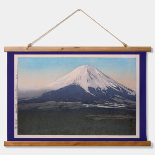 Mount Fuji, Hiroshi Yoshida Wandteppich Mit Holzrahmen